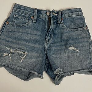 Old Navy Girls Denim Distressed Shorts Size 10